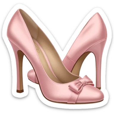 Soft pink shoes sticker