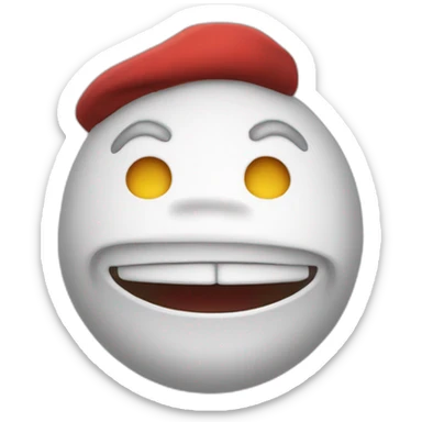 Bonhomme qui rigole sticker