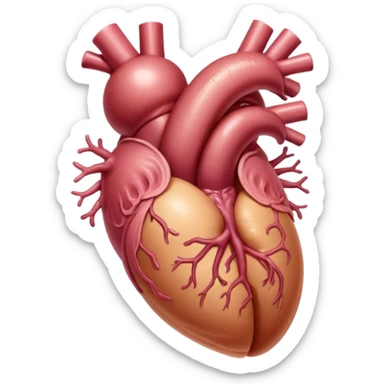 Veiny tan-colored male organ entering a moist  vagina sticker