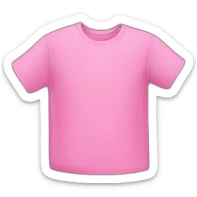pink t-shirt sticker