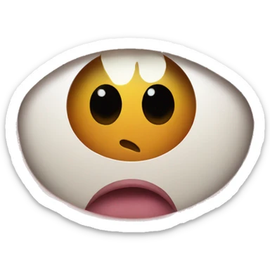  rolling eyes sticking out tongue  sticker