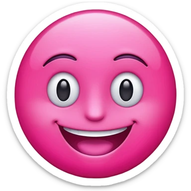 make a discord emoji role that is bright hot pink, almost neon for someone who host events- non gender specified sticker