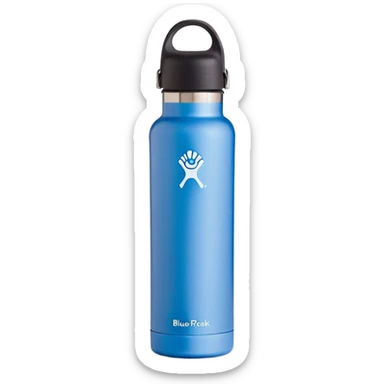 Blue hydro flask  sticker