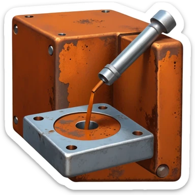 magnetic particle testing (MT) sticker