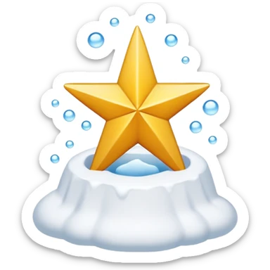 Copo de nieve sticker