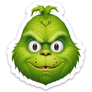 the grinch sticker