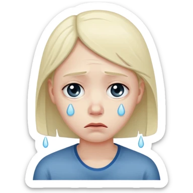 Triste sticker