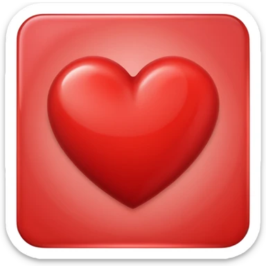 Une cœur qui forme un demi cœur sticker