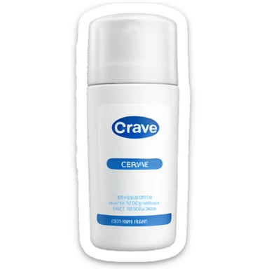 eye cream bottle with label cerave style  sticker
