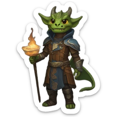 Dragonborn sorcerer sticker