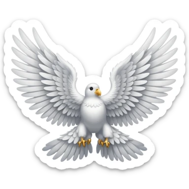 Pair of wings ,in a text copiable format sticker