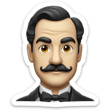 Hercule Poirot sticker