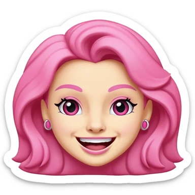 la pantera rosa de la caricatura sticker