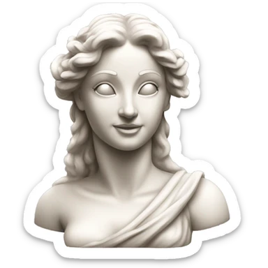 Aphrodite statue sticker