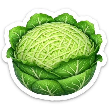 pile of grated cabbage sticker