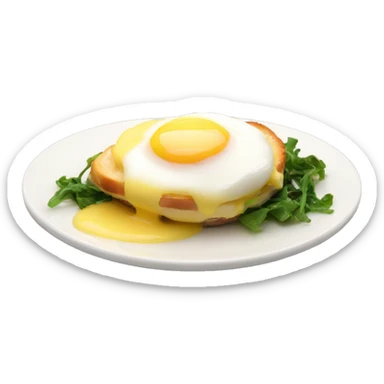Poached egg Benedict  sticker