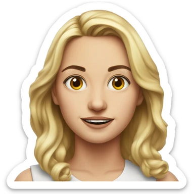 super realistic Kaya Kallas European Union sticker