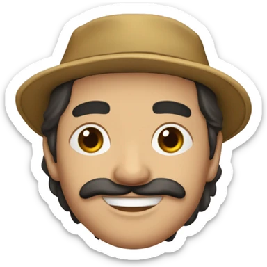 Muchacho moreno con corana gafaas y audífonos sticker