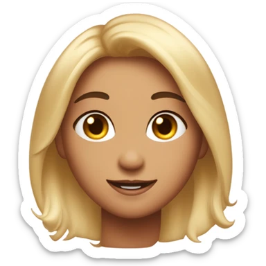 To generate a playful emoji representing a girl seeing a hot man and feeling attracted: 	•	Use a face with heart eyes (😍) and a slightly open, seductive smile (😋). 	•	Add blush marks (😊) and possibly flames (🔥) or hearts (❤️) around her to show desire. sticker