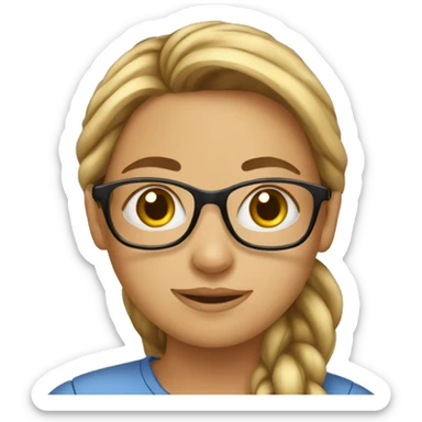 21 year old girl studying psychology sticker