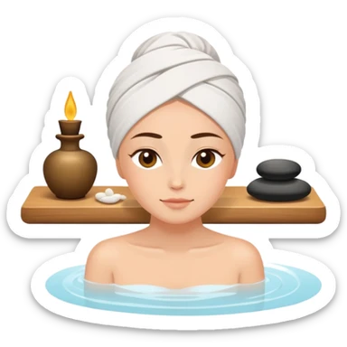 Spa day  sticker