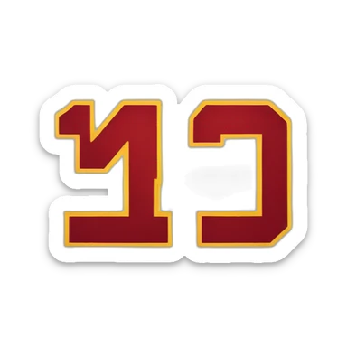 kansas city chiefs jersey number eightseven on the back sticker