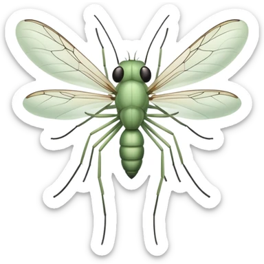 A cute Mosquito sticker