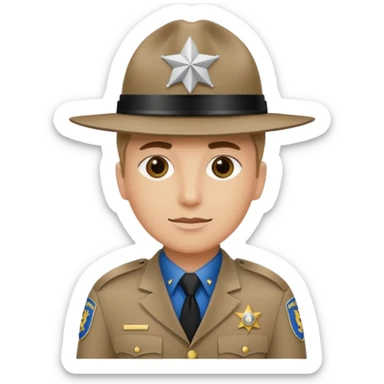 Washington state trooper sticker
