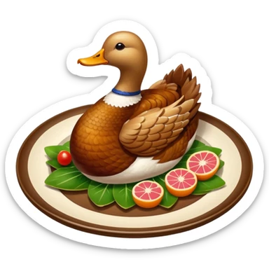 comida japonesa pato sin chef sticker