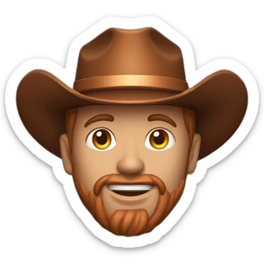 casino copper cowboy sticker