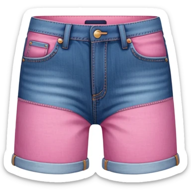 Pink short shorts sticker