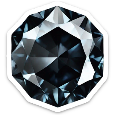 56 karat black diamond sticker