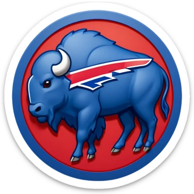 Buffalo bills logo sticker