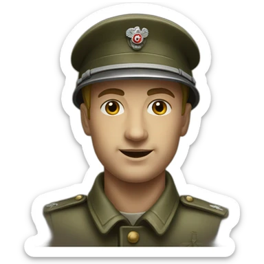 Soldat allemand ww2 sticker