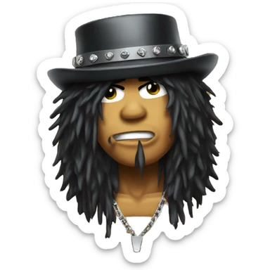 slash from guns n roses sticker