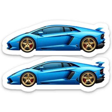 lamborghnini side view sticker