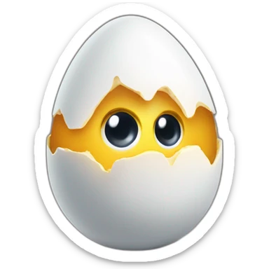 i used rocket's camera take a picture of a egg hatching no eggs not hatching yet sticker