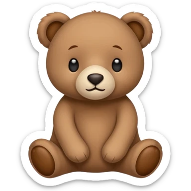 Une peluche mignonne  sticker