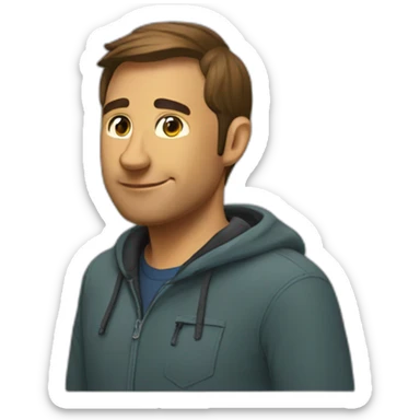 Finance bro patagonia sticker