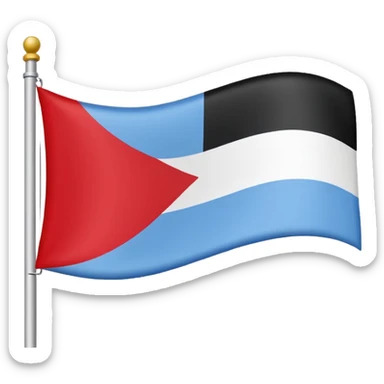 Sealand flag sticker