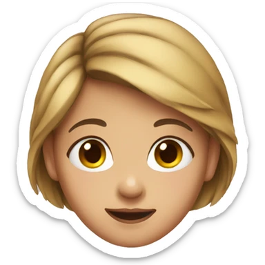 Please emoji as a girl sticker