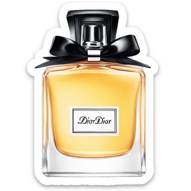 Miss Dior parfume sticker