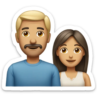 dos mujeres adultas y un hombre adulto sticker