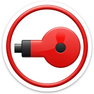 Minimalist “No Wi-Fi” icon, flat vector style on white background. A clean black Wi-Fi signal symbol inside a bold red circle with a diagonal clearly shows no internet connection or poor connection. No text, shadows, or extra details sticker