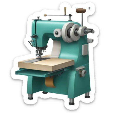 A stitching machine  sticker