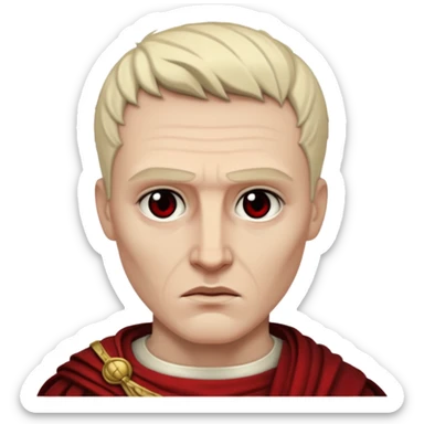 julius caesar young evil sticker