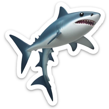 Shortfin mako sticker