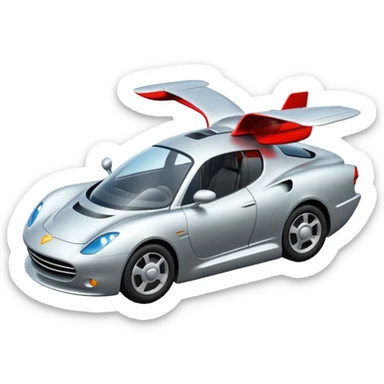 unconventionnal mean of transport sticker