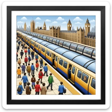 London underground sticker