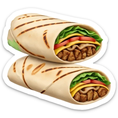 small shawarma sticker